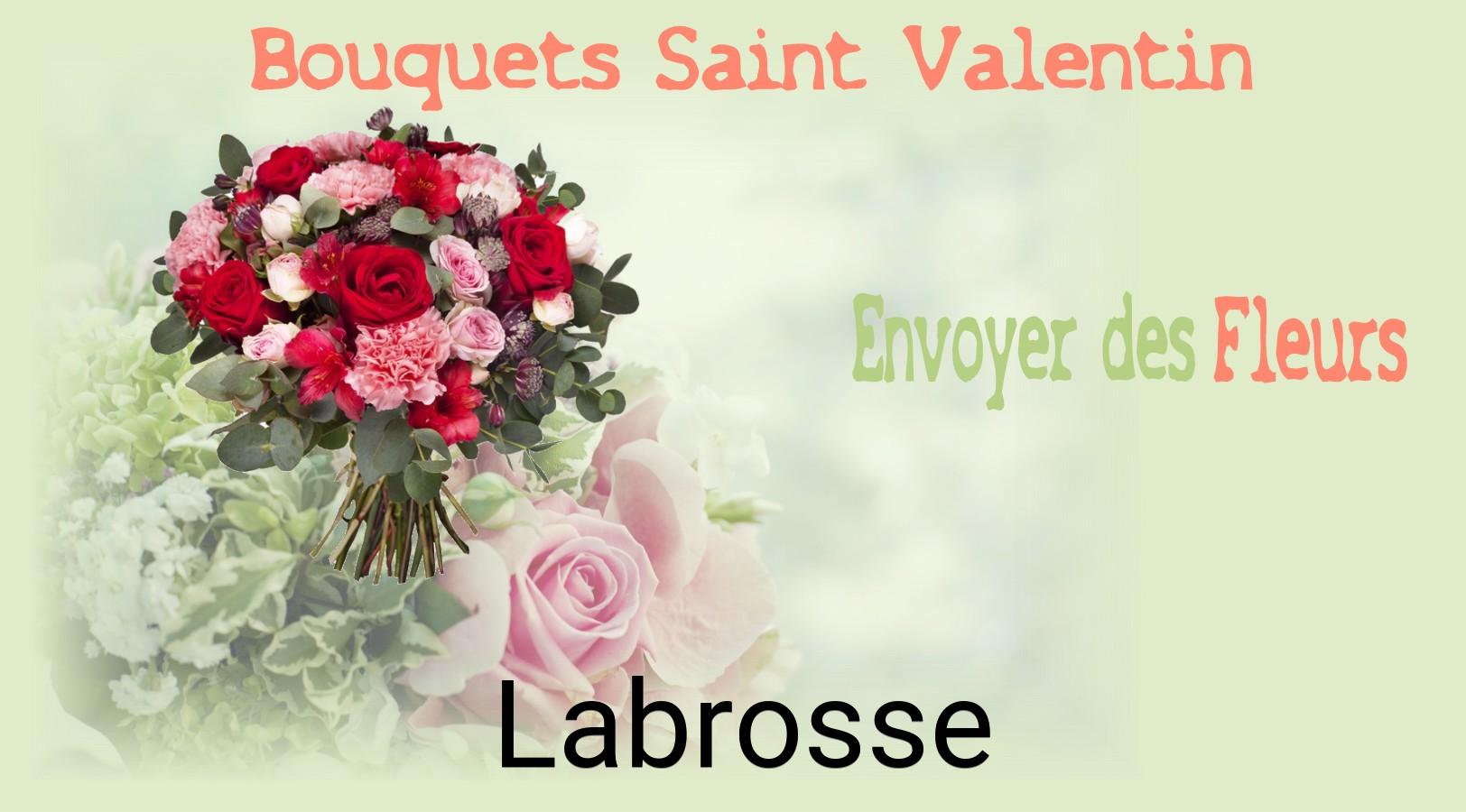 Roses de Saint-Valentin livrées à Labrosse